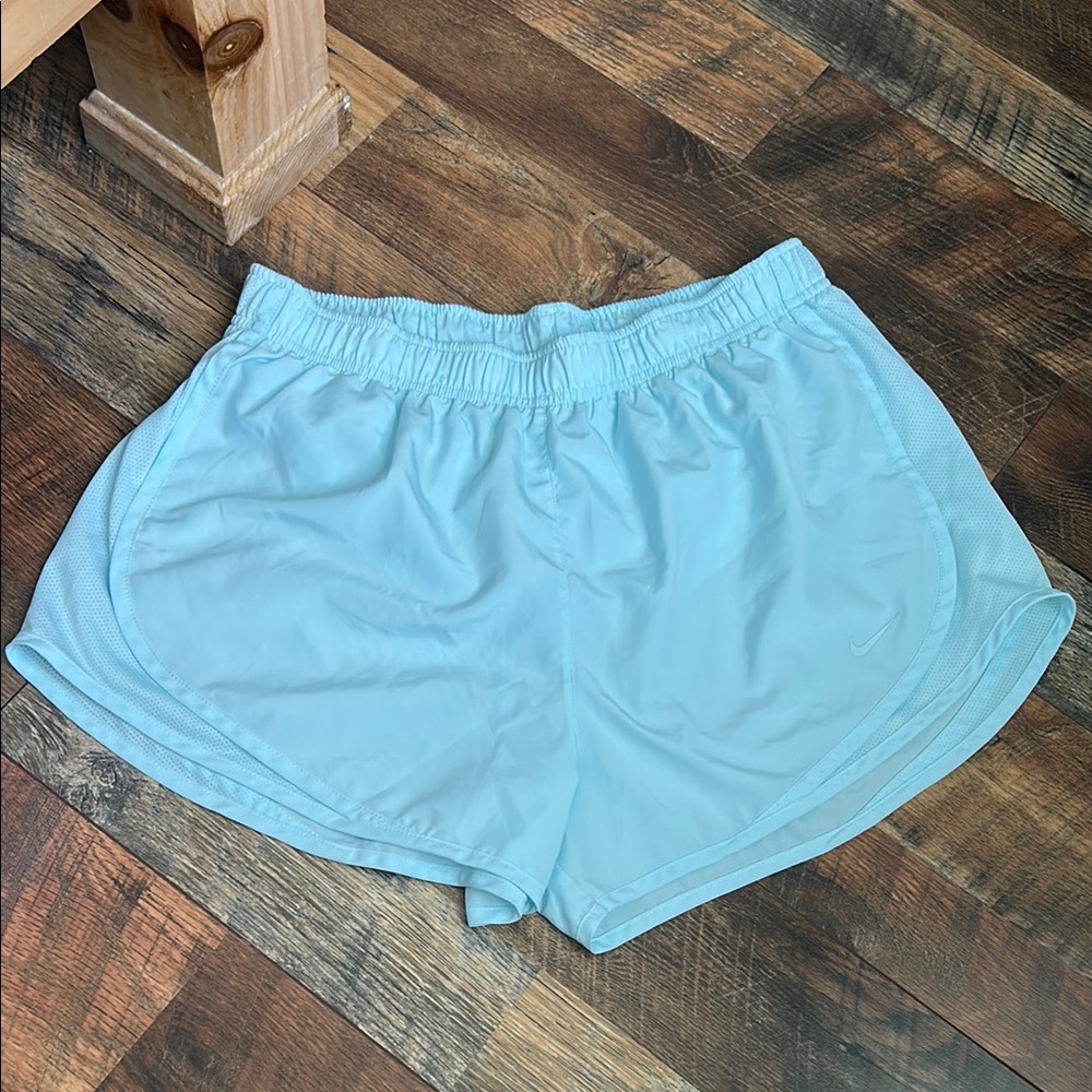 Nike Women's Sky Blue Athletic Shorts